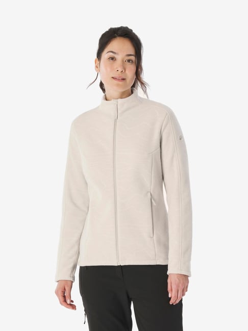 Quechua By Decathlon Beige Regular Fit Sports Jacket