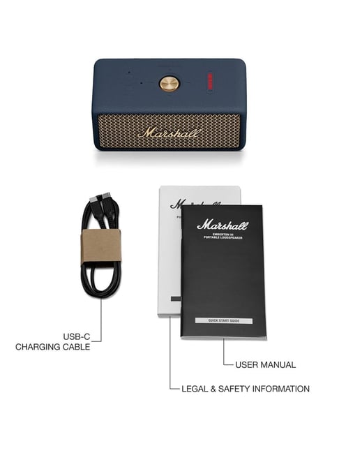 Marshall Emberton III Compact Portable BT Speaker with 32hrs of