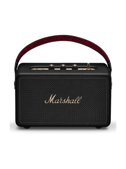 Marshall Kilburn III Portable Bluetooth Speaker with 50 plus Hours Playtime IP54 (Black & Brass)
