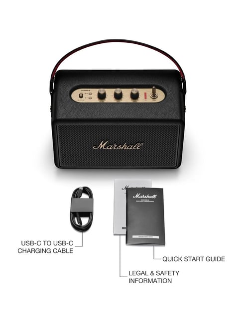 Marshall Kilburn III Portable Bluetooth Speaker with 50 plus Hours
