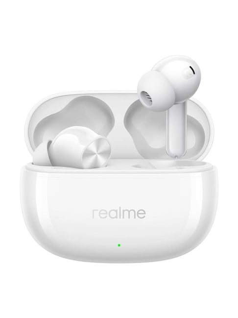 realme Buds T200x Wireless Bluetooth Earbuds with 25 dB ANC & Upto 48 Hrs Playback (Moonlight White)