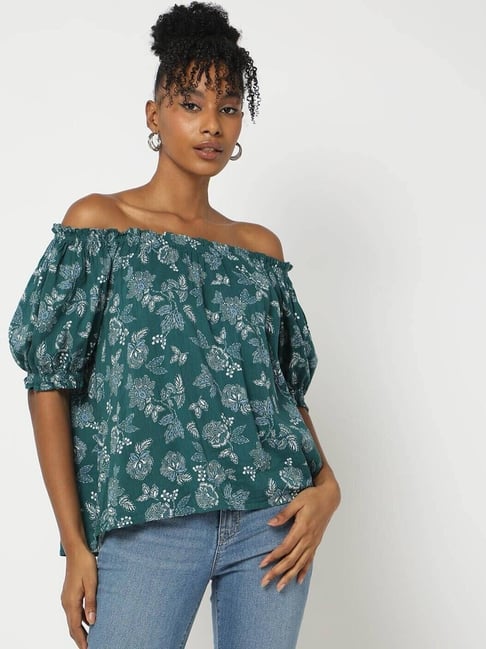 GAP Blue Floral Top