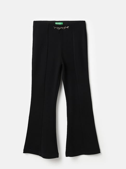United Colors of Benetton Girls Black Trousers-picture-29