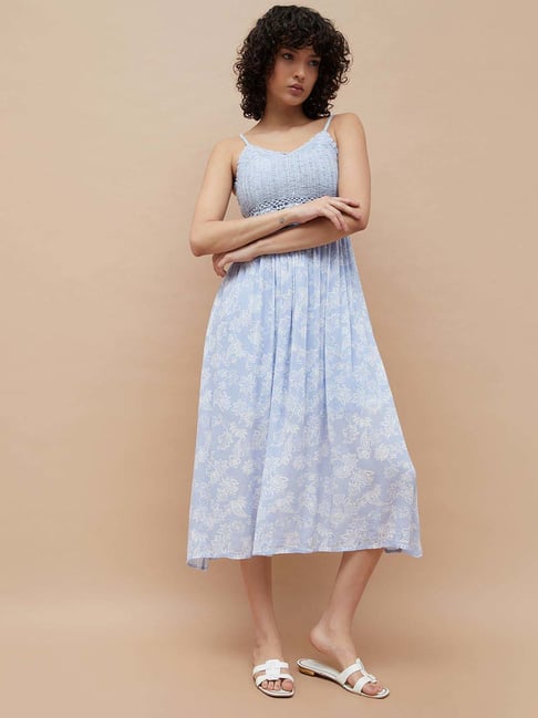 blue ginger dresses Women's Ginger Dress Ditsy, S at Rylee + Cru