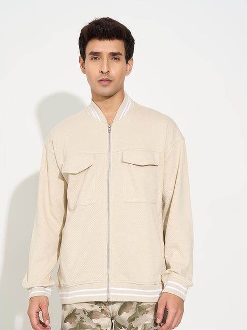 Street 808 By Pantaloons Beige Boxy Fit Sweatshirt-image-41