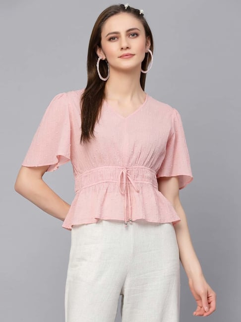 トップス GIRLISH St.Cecilia 25SS FORM BLOUSE PINK MP000000028590364_437Wx649H_20
