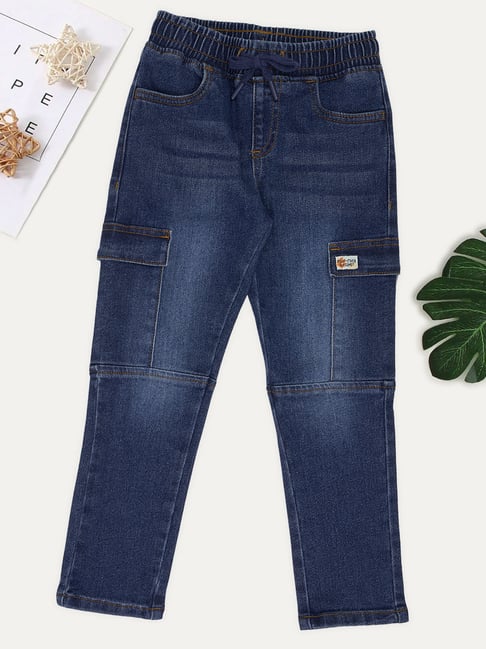 Pantaloons Junior Boys Blue Yonder Jeans