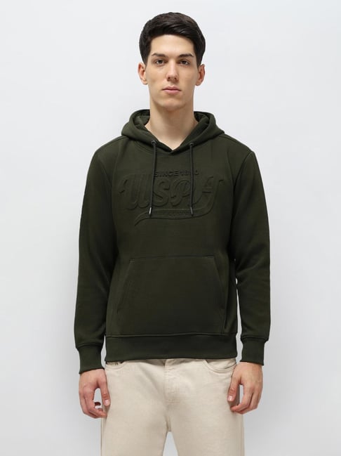 U.S. Polo Assn. Denim Co. Green Cotton Regular Fit Embroidered Sweatshirt-picture-41