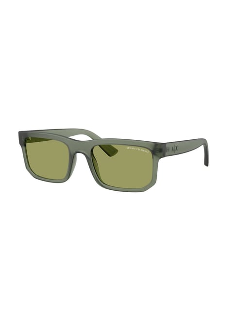 Armani Exchange Green UV Protection Rectangular Sunglasses for Men-picture-32
