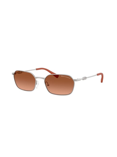 Armani Exchange Brown Gradient Irregular Unisex Sunglasses-picture-37