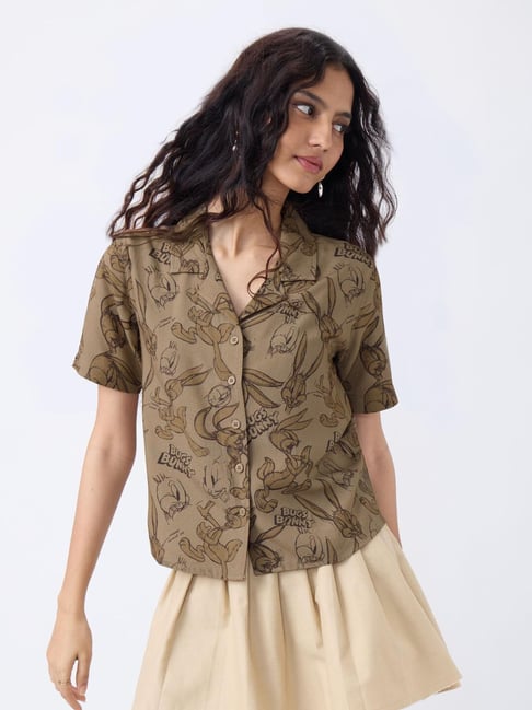 The Souled Store Looney Tunes Too Sketchy Women Holiday Shirts-picture-14