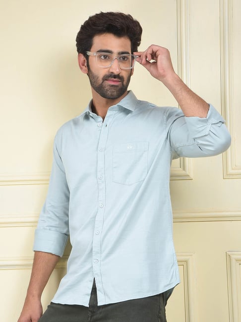 Crimsoune Club Green Slim Fit Shirt-picture-14