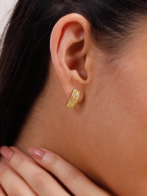 Mia by Tanishq 14k (585) Yellow Gold Earrings for Women