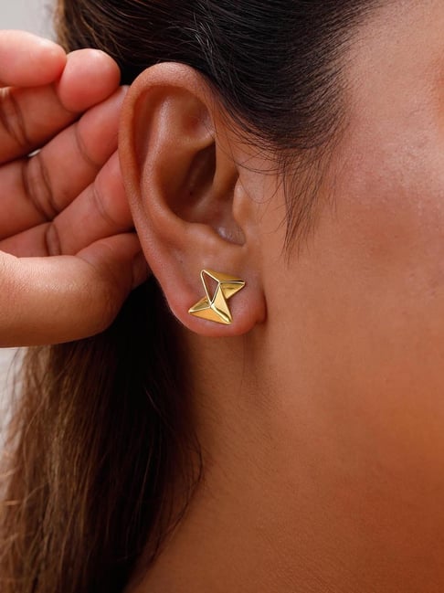 Mia by Tanishq 14k (585) Yellow Gold Earrings for Women