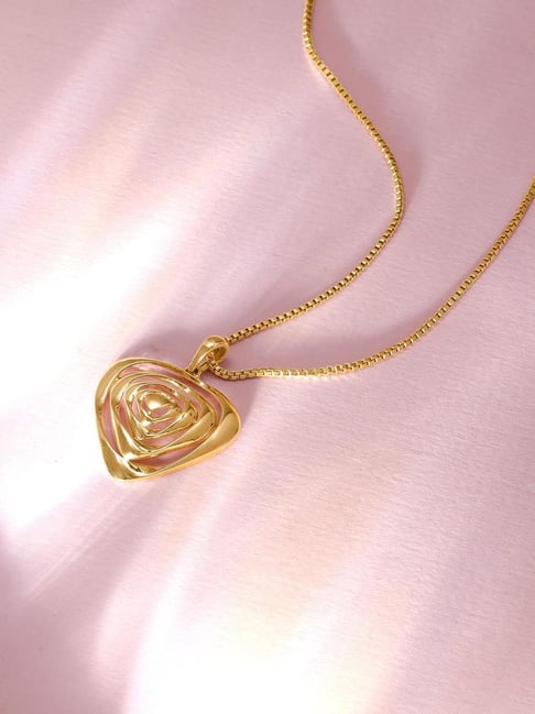 Mia by Tanishq 14k (585) Yellow Gold Pendant for Women