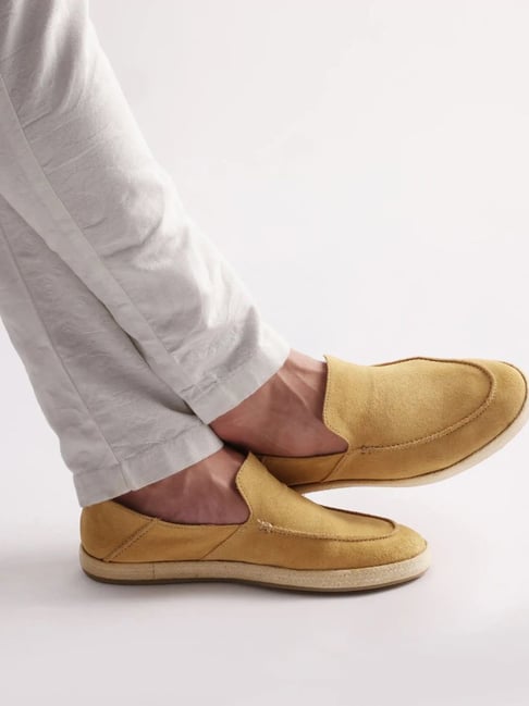 Rare Rabbit Men's HAVANA Yellow Loafers-picture-35