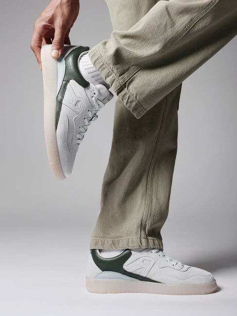 Rare Rabbit Men's JADE White Sneakers-picture-19