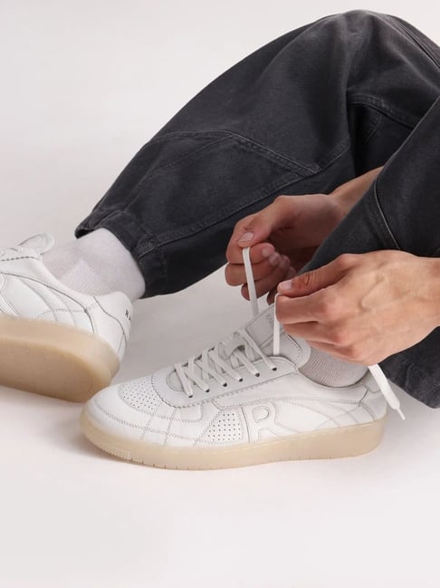 Rare Rabbit Men's RANGO White Sneakers-picture-30