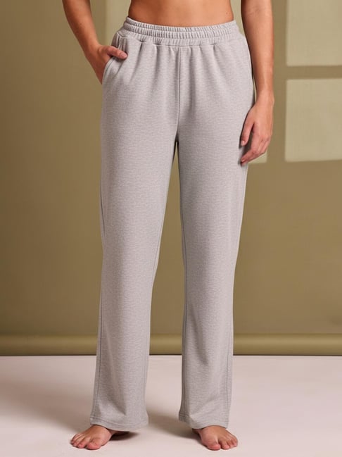TAG 7 Grey Cotton Solid Loung Pants-picture-16