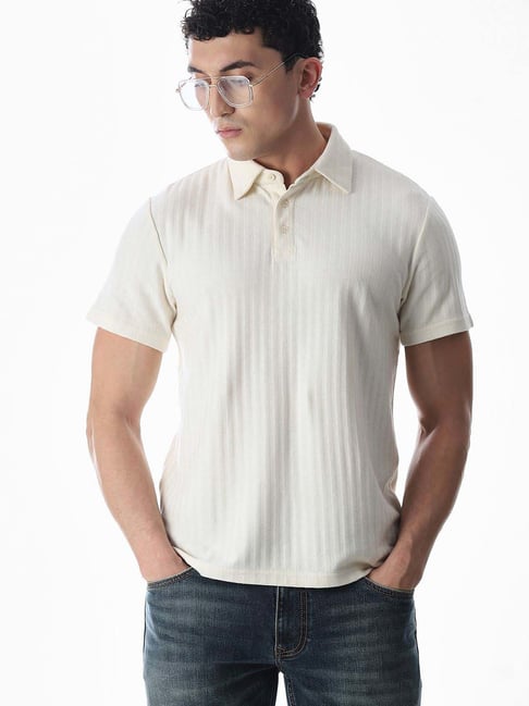Jack & Jones White Cotton Regular Fit Polo T-Shirt-picture-19