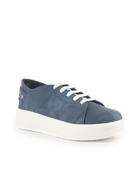 Fausto Women's Blue Casual Sneakers-picture-13