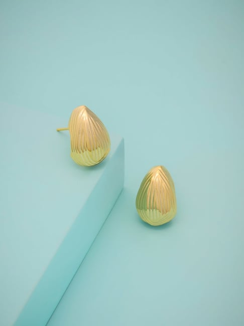 Kushal's Fashion Jewellery Gold Polished Trendy Earrings for Women-picture-35