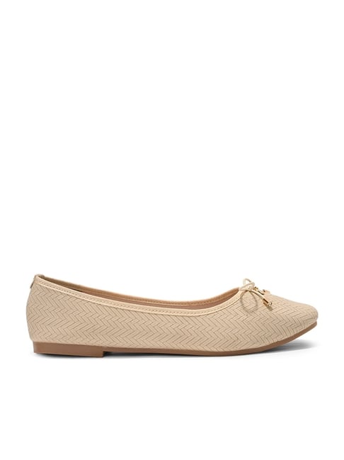 Forever Glam by Pantaloons Women's Ivory Ballerinas-picture-46