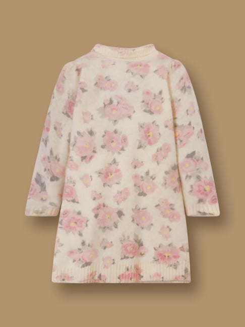 Cherry Crumble By Nitt Hyman Girls Multi Color Poly Viscose Printed Dress