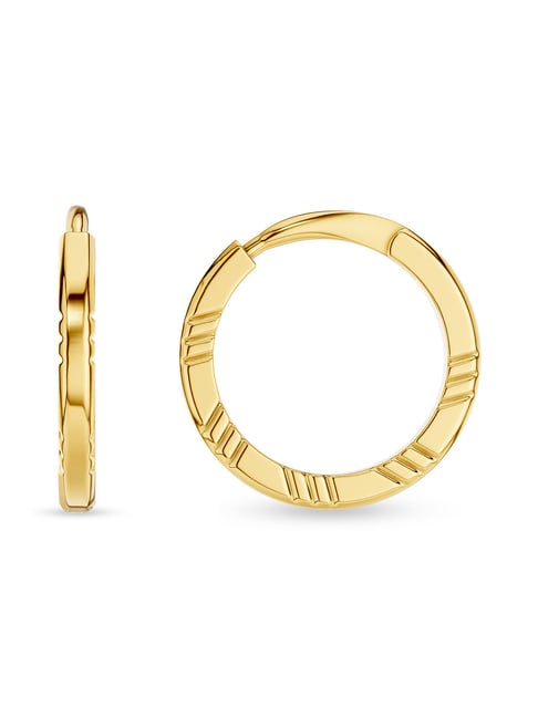 Kisna Diamond & Gold Jewellery 18k (750) Yellow Gold Earrings for Women