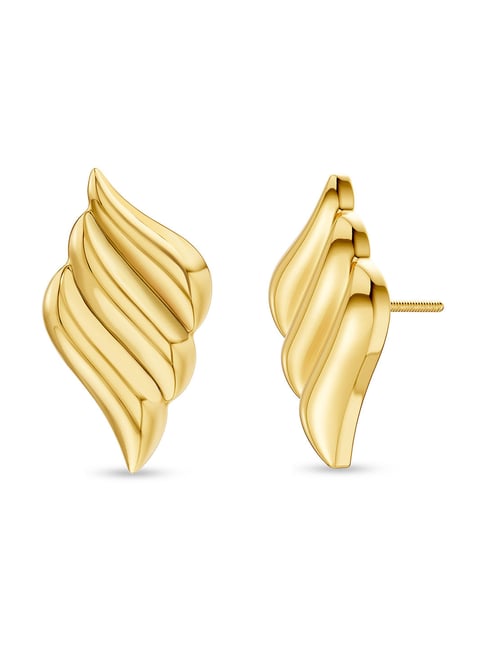 Kisna Diamond & Gold Jewellery 18k (750) Yellow Gold Earrings for Women