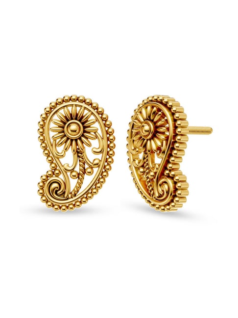 Kisna Diamond & Gold Jewellery 18k (750) Yellow Gold Earrings for Women
