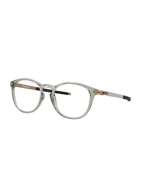 Oakley Grey Round Eye Frames for Men