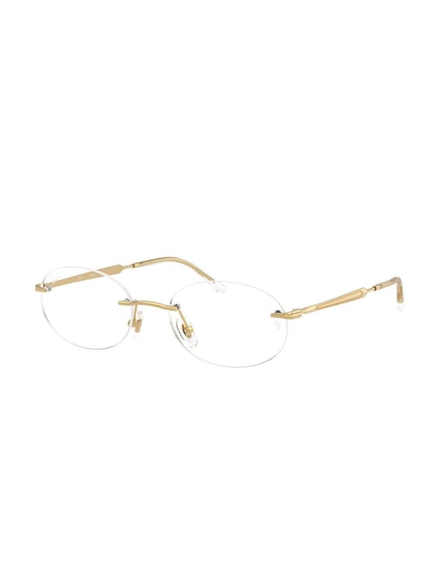 Ray-Ban Gold Oval Unisex Eye Frames