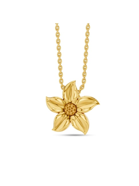 Kisna Diamond & Gold Jewellery 14k (585) Yellow Gold Pendant for Women