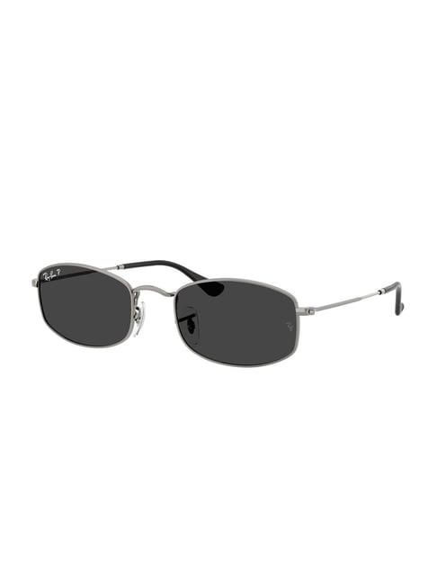 Ray-Ban Grey Polarized Irregular Unisex Sunglasses-picture-29