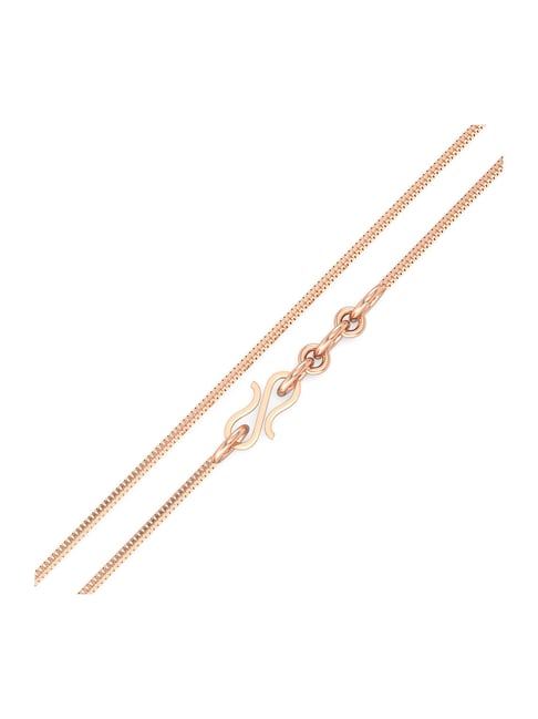 KISNA 14k (585) Rose Gold Cara Chain