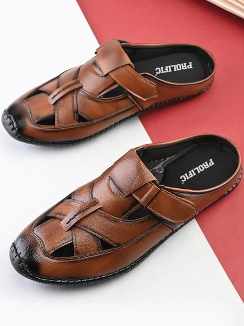 Prolific Men's Tan Mules-picture-16