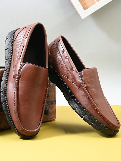 Prolific Men's Tan Loafers-picture-20