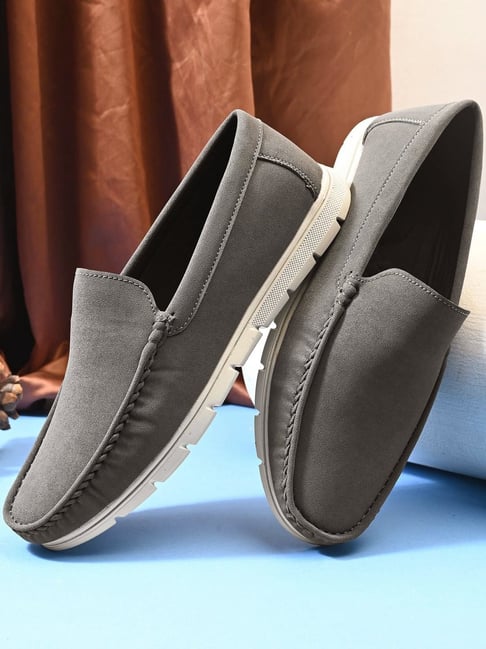 Prolific Men's Grey Loafers-picture-34