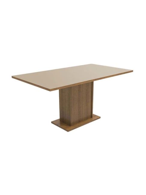 Madesa Brown Engineered Wood Dining Table