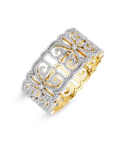 Kisna Diamond & Gold Jewellery 14k (585) Yellow Gold Ring for Women-picture-10