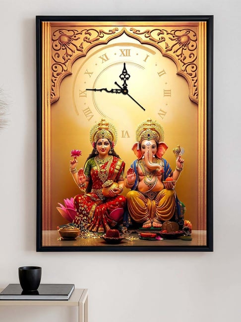 Art Street Gold Canvas Printed Wall Art Painting Pack of 1-picture-33