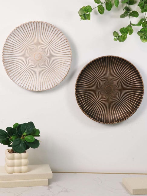 Art Street White MDF Textured Wall Plate Pack of 2-picture-41