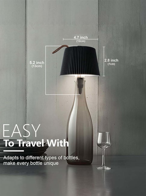 Art Street Black ABS Table Lamp Pack of 1