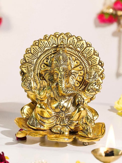 Art Street Gold Aluminium Idol Pack of 1-picture-46