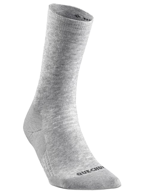 Quechua by Decathlon Mixed Winter Hiking Socks SH100 Mid Grey (Size - UK 2.5-5/EU 35-38)-picture-41