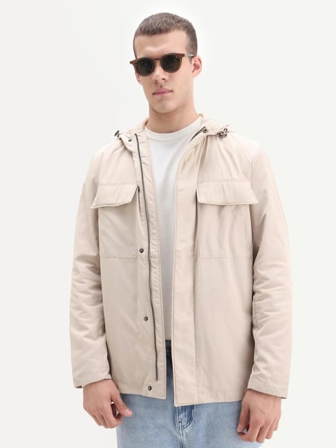 Rare Rabbit Beige Polyester Solid Regular Fit Jacket-picture-27