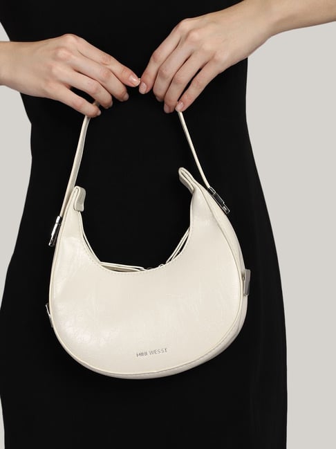 MINI WESST White Hobo Handbag-picture-36