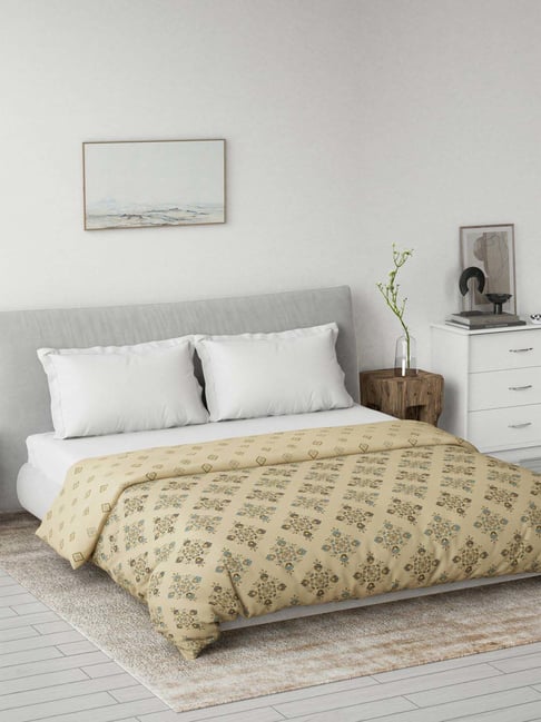 DDecor Blue Cotton Printed Reversible Dohar