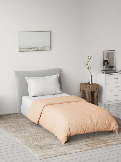 DDecor Orange Cotton Reversible Quilt